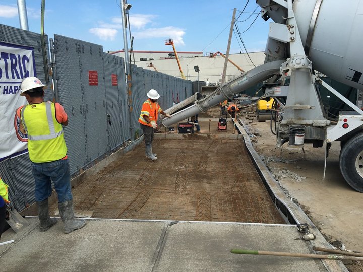 Flatwork pour